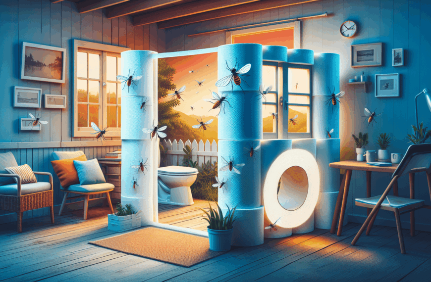 El Asombroso Método del Papel Higiénico para Mantener los Mosquitos Fuera de Casa