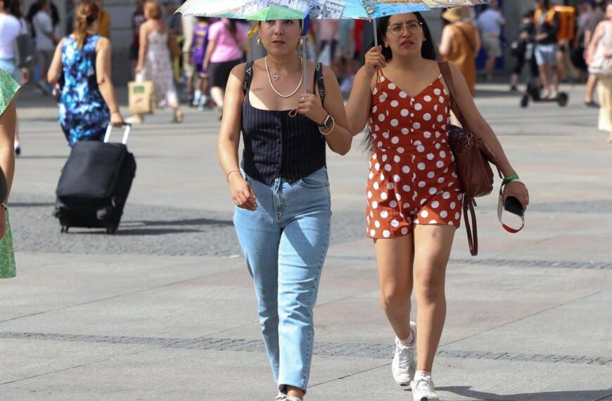 Aviso por calor y tormentas en 35 provincias, incluidas cuatro de C-LM, este sábado