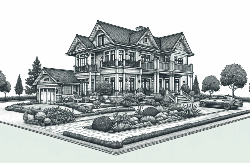 Amplia Residencia de Tres Pisos con Jardín y Garaje en Extenso Terreno de 3000 m²