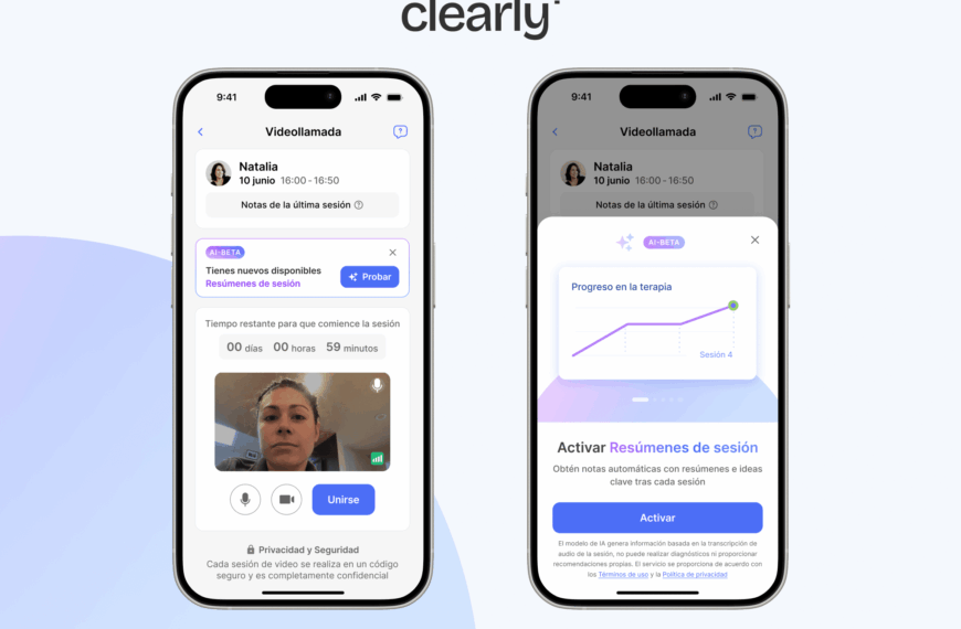 La Innovadora Plataforma Clearly: Fusión de Psicología e IA para Transformar la Terapia en España