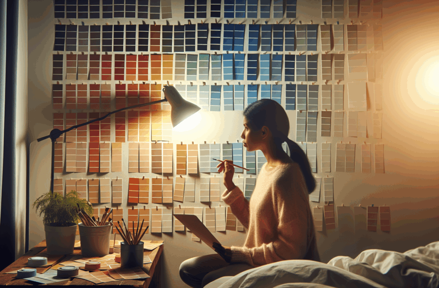 Cómo Elegir el Color de Pintura Ideal: La Importancia de Probar Muestras en Tu Espacio