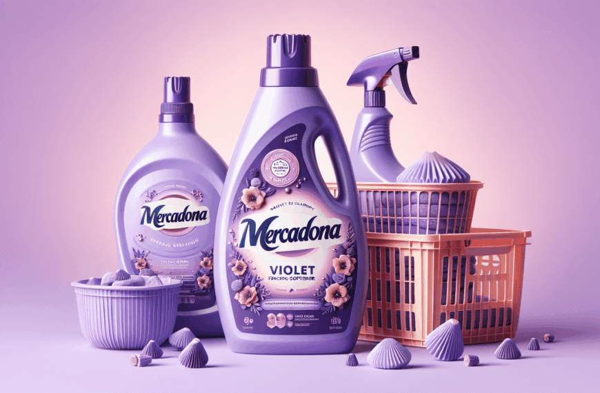 Aromatiza Todo Tu Hogar con el Encanto del Suavizante Violeta de Mercadona