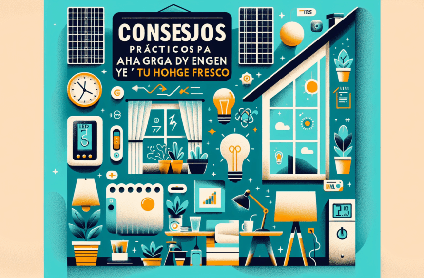 Consejos Prácticos para Ahorrar Energía y Mantener tu Hogar Fresco