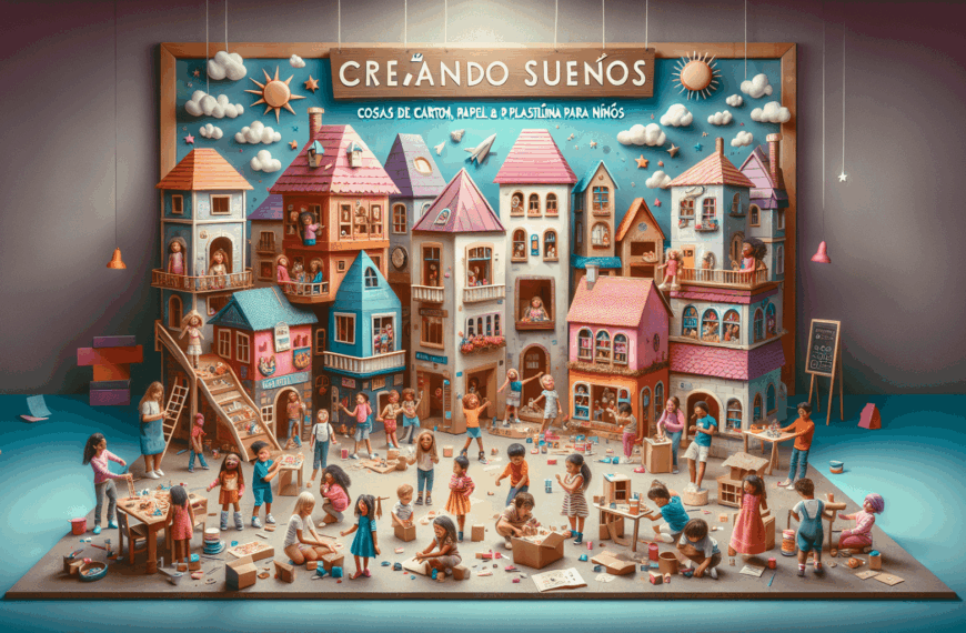 Creando Sueños: Casas de Cartón, Papel y Plastilina para Niños
