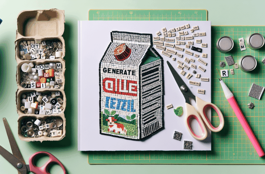 Transforma Cartones de Leche en Arte Vintage con Mosaico Adhesivo