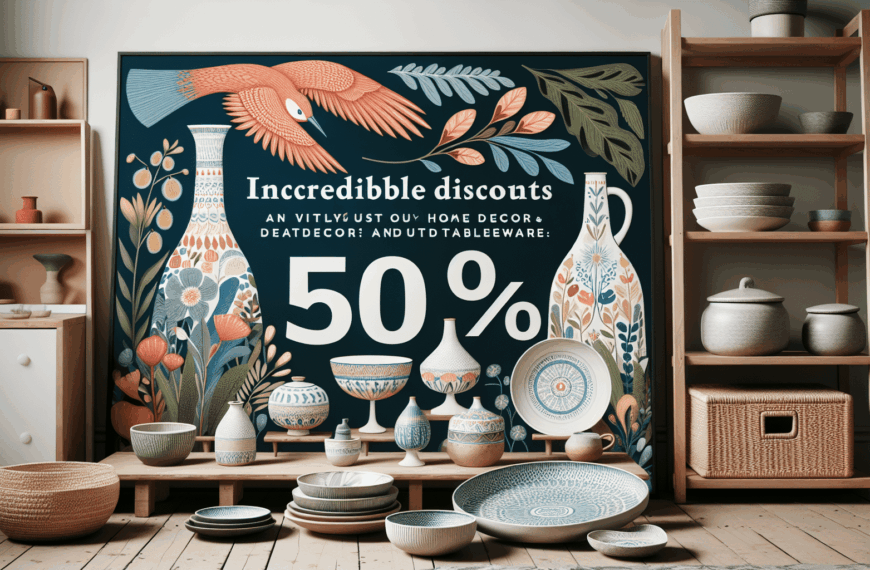 ¡Descubre Ofertas Impresionantes en Decoración y Menaje en Nordic Nest: Hasta un 50% de Descuento!