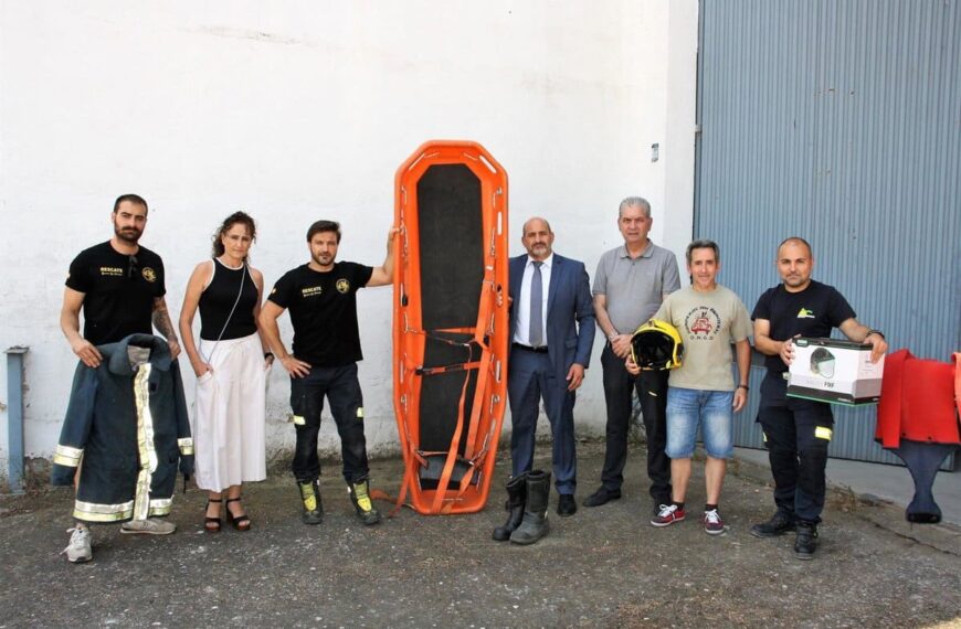 El SCIS Donará Material a Bomberos Sin Fronteras para Proyectos de Extinción de Incendios y Salvamento en Sudamérica