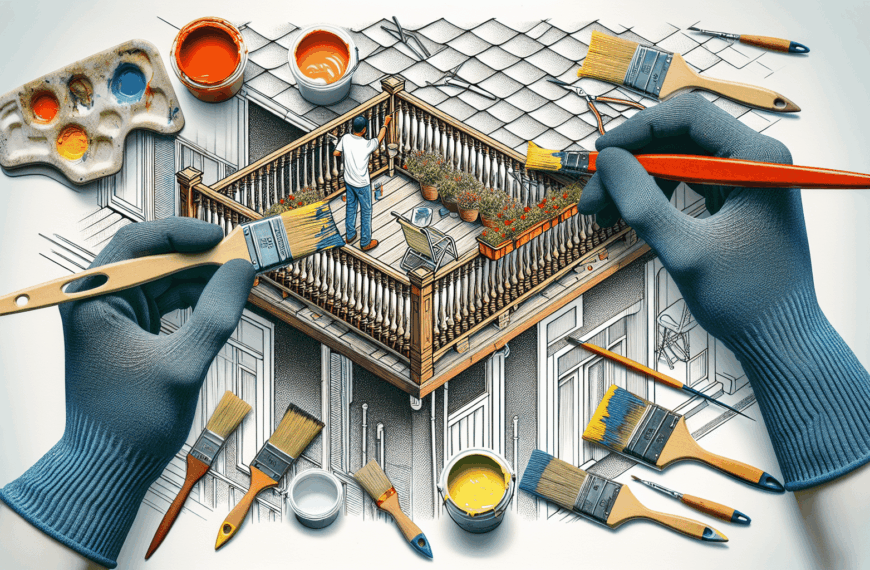 Doble Guante: La Técnica Esencial para Pintar Barandillas Eficientemente