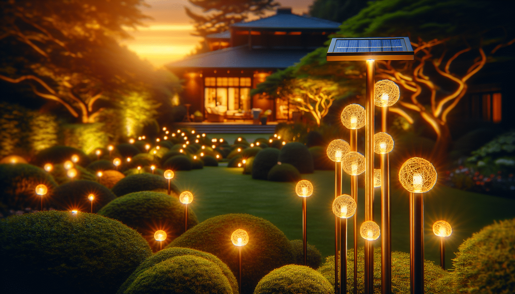 Atrapa la Magia Nocturna: Estacas LED para un Jardín Elegante