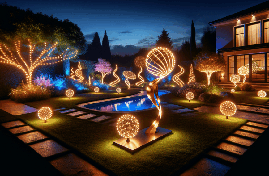 Iluminación Exterior con Estilo: Figuras LED que Transforman tus Espacios