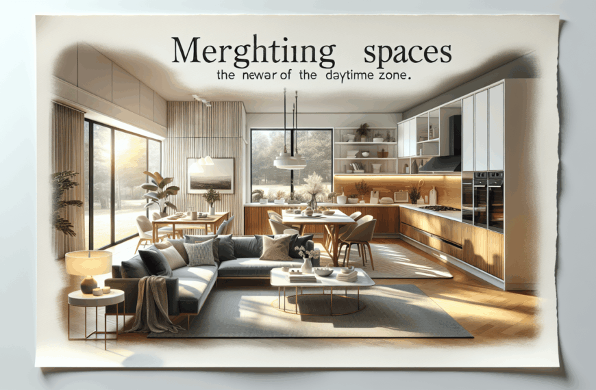 Fusión de Espacios: La Nueva Era de la Zona de Día al Integrar Cocina, Comedor y Salón