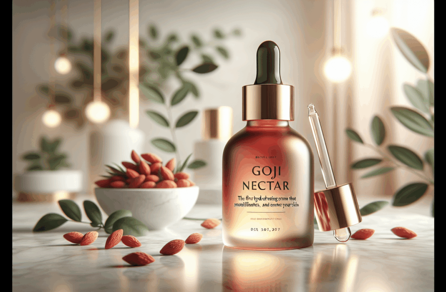 Goji Nectar: Primer Suero Hidratante que Alisa, Ilumina y Renueva Tu Piel