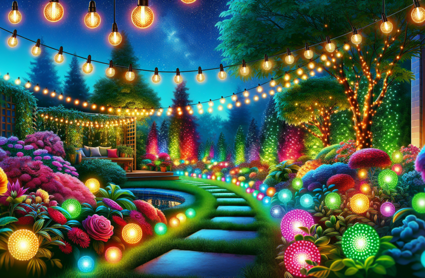 Guirnaldas LED: Ilumina Tu Jardín con Encanto y Estilo