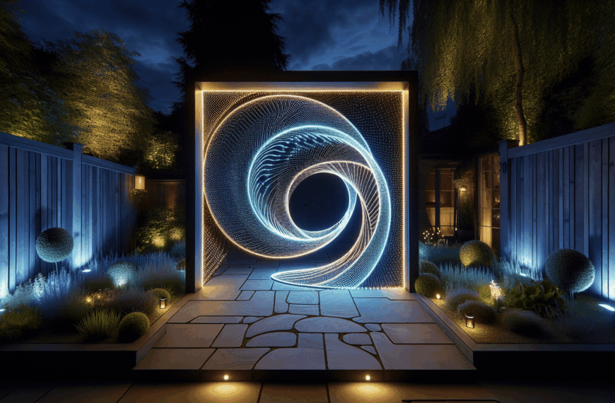 Transforma Tu Jardín: Cortinas LED para una Iluminación Elegante