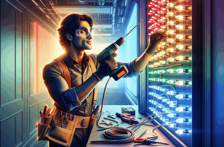 Instalación Sin Taladros y Luz LED: Innovación en Iluminación y Comodidad