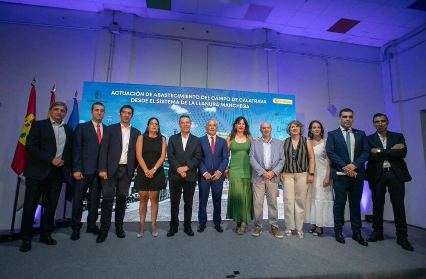 La tubería de Llanura Manchega abastecerá a 150.000 personas de Campo de Calatrava, Daimiel y Ciudad Real