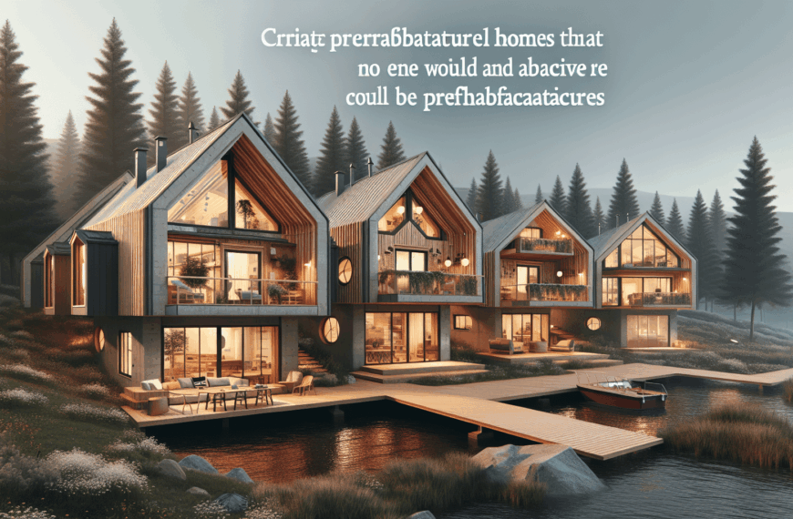 Increíbles Hogares que Jamás Creerías Prefabricados