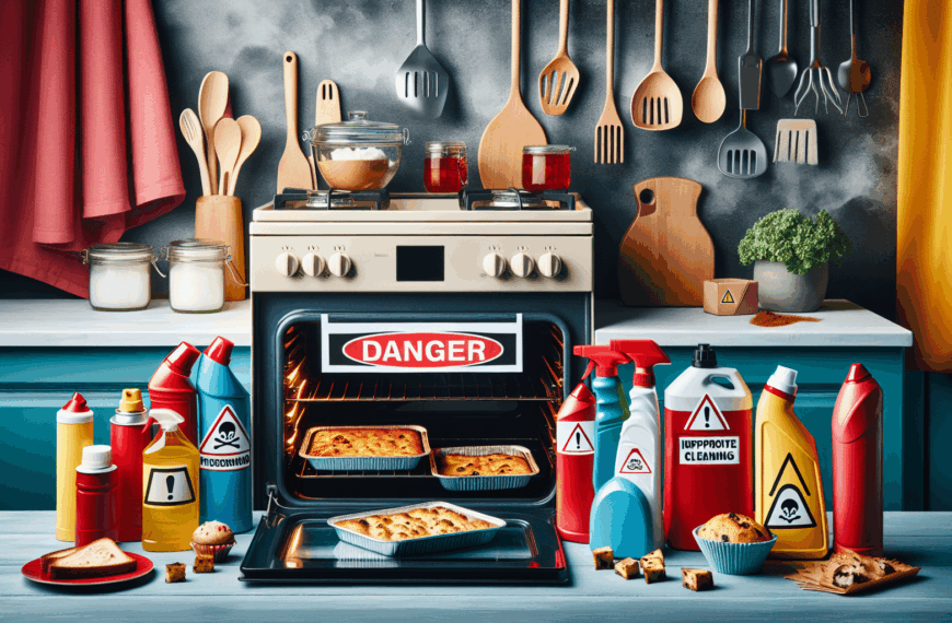 Los Peligros Escondidos de Usar Productos Inadecuados para Limpiar tu Horno