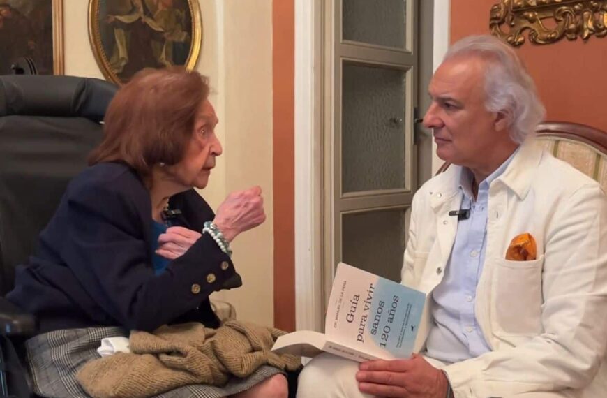 Mercedes celebra 107 años con marcapasos y una mente formidable, guiada por el doctor de la Peña