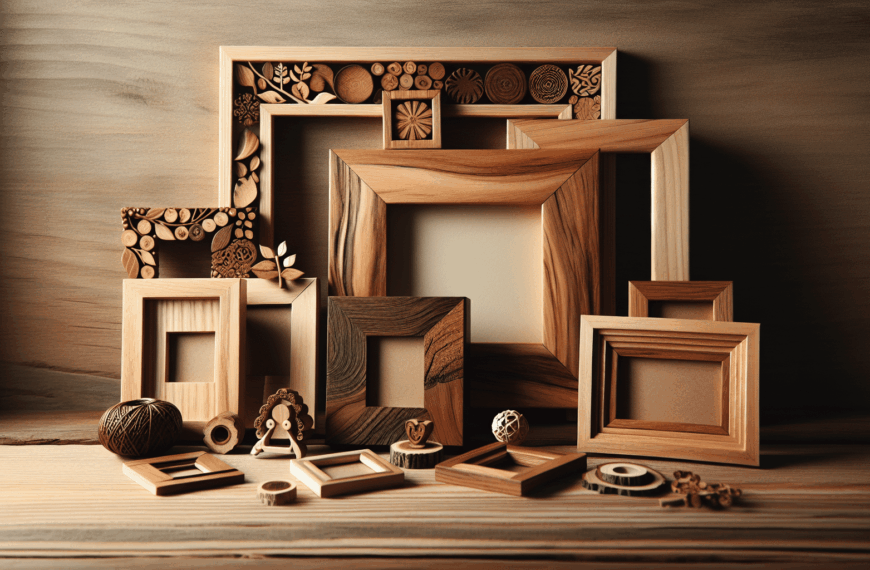 Portafotos de Madera: Opciones Ecológicas y Elegantes para Decorar