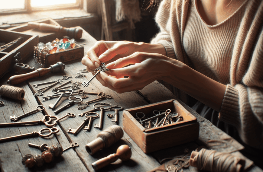 Renovando Recuerdos: Ideas Creativas para Reutilizar Llaves Antiguas