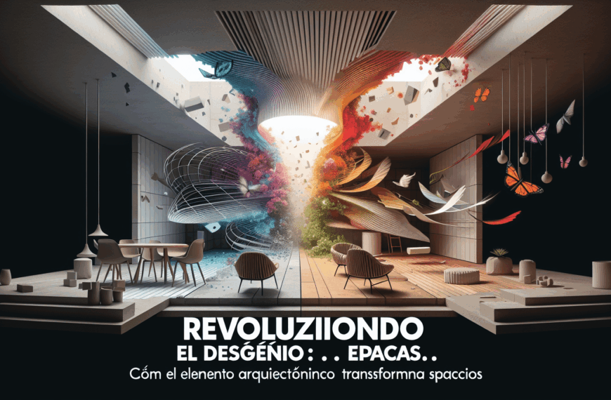 Revolucionando el Diseño: Cómo el Elemento Arquitectónico Transforma Espacios