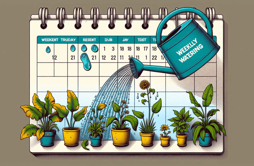 Riego Semanal: El Error Común Que Afecta la Salud de Tus Plantas