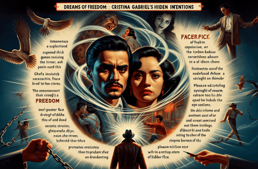 Sueños de Libertad: La Sospecha de Cristina Sobre las Intenciones Ocultas de Gabriel