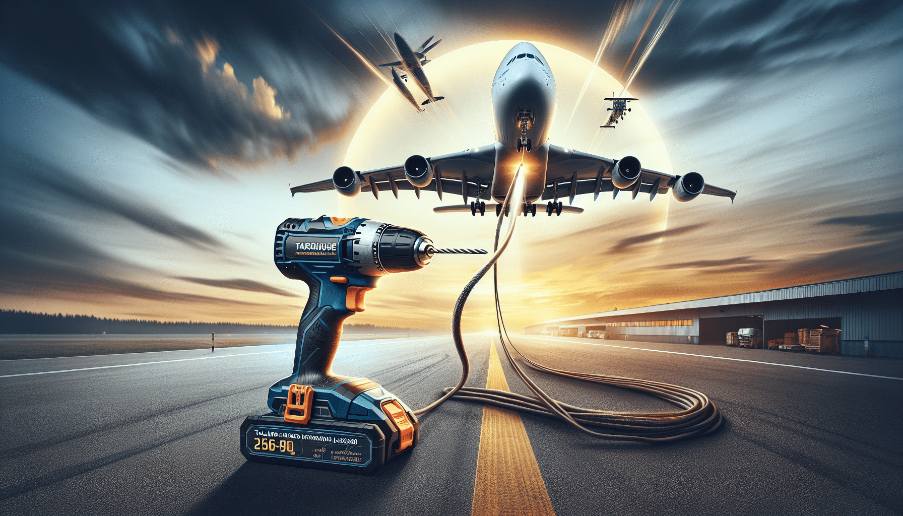 Taladro Inalámbrico PARKSIDE: Impulsa un Récord Guinness Arrastrando un Airbus A380