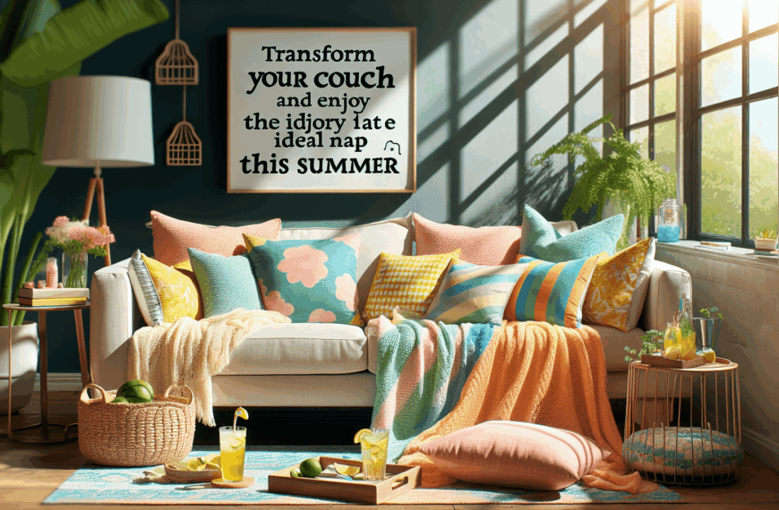 Transforma Tu Sofá y Disfruta de la Siesta Ideal Este Verano