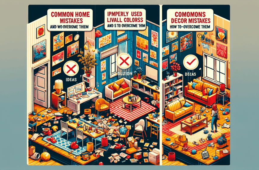 Tres Errores Comunes en la Decoración del Hogar y Cómo Superarlos
