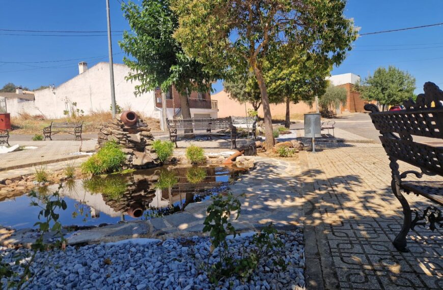 Arroba de los Montes continúa renovando instalaciones, caminos, calles, y elementos ornamentales, al tiempo que reduce su deuda municipal a la mitad