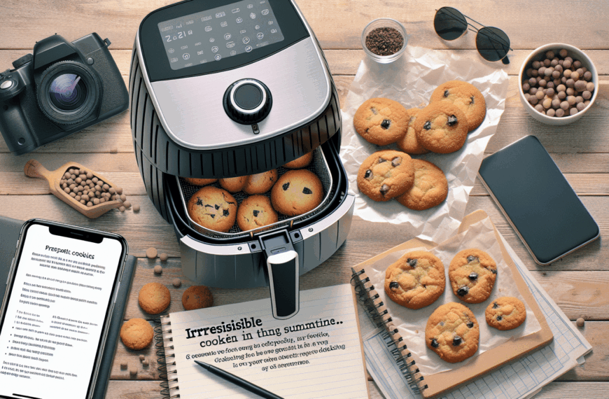 ¡Disfruta de Cookies Irresistibles en Airfryer para un Verano Delicioso!