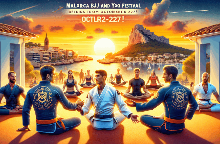 ¡Regresa el Mallorca BJJ y Yoga Festival del 22 al 27 de Octubre!