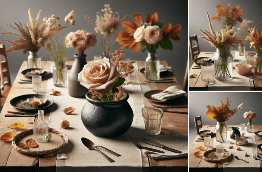 Ideas Creativas de Centros de Mesa para Renovar Tu Espacio Esta Temporada
