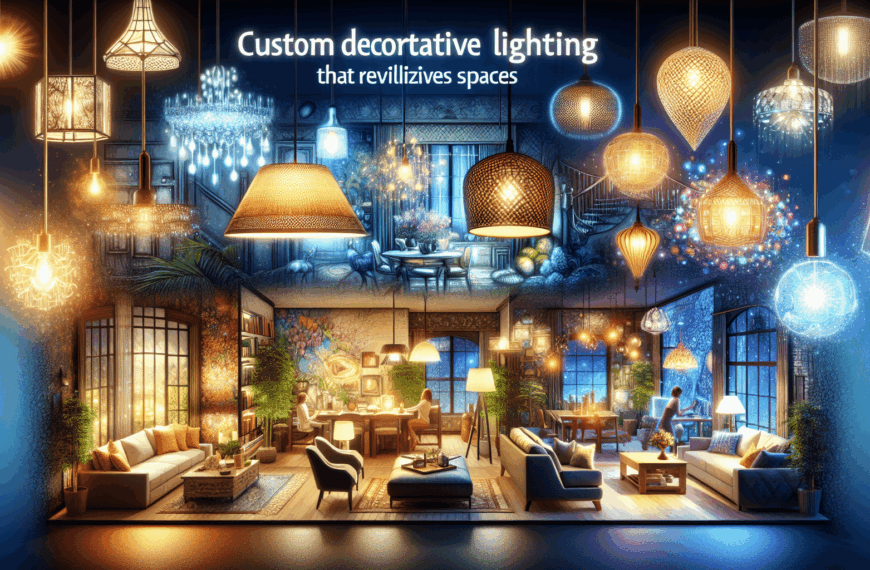 Dajor: Iluminación Decorativa Personalizada que Revitaliza Espacios