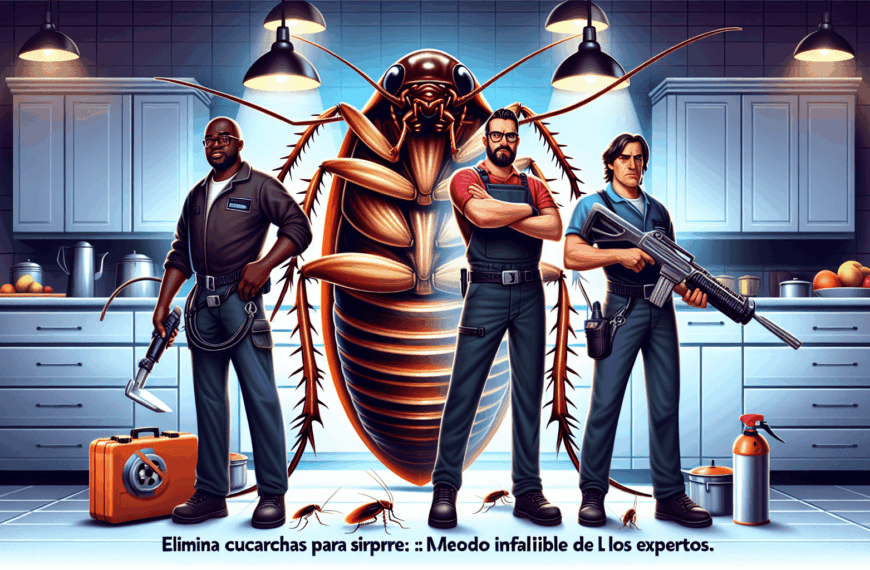 Elimina Cucarachas para Siempre: El Método Infalible de los Expertos