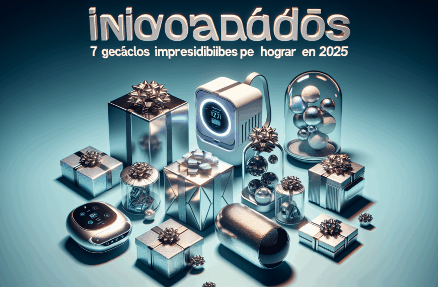 Innovadores y Prácticos: 7 Regalos Imprescindibles para el Hogar en 2025