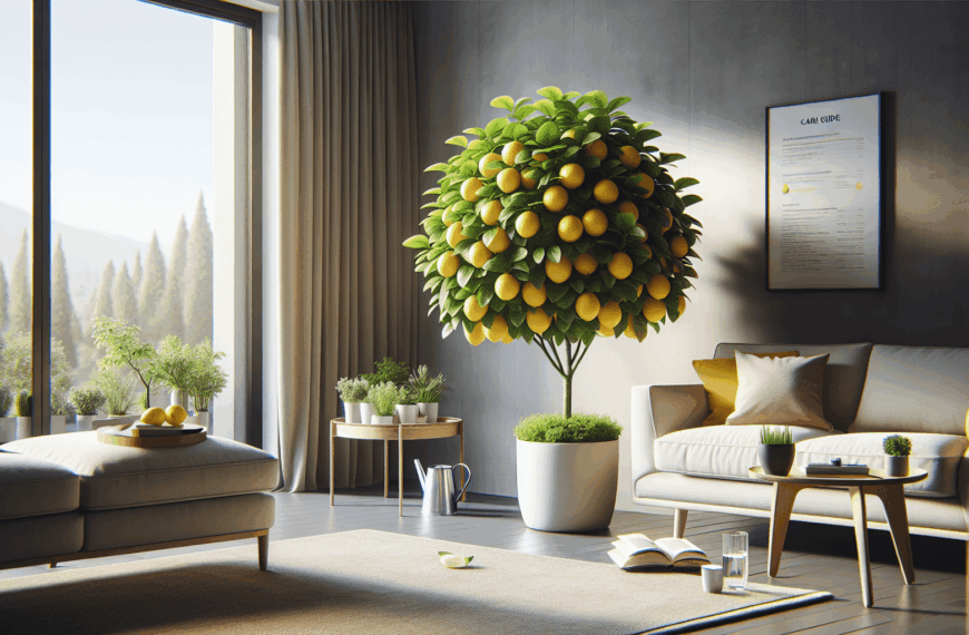 Cómo Mantener tu Limonero en el Salón sin Complicaciones