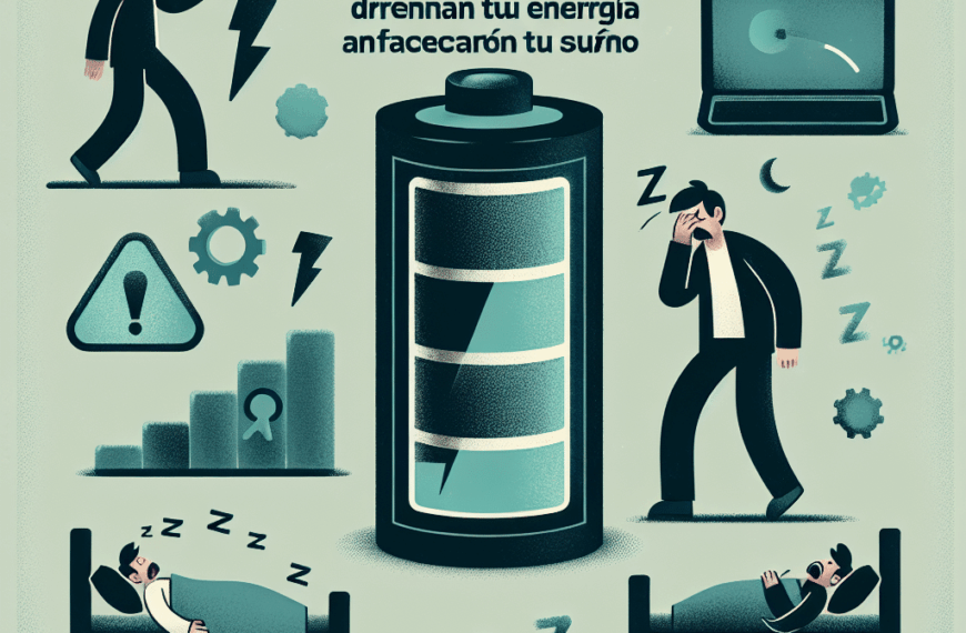 Errores Comunes que Drenan Tu Energía y Afectan tu Sueño