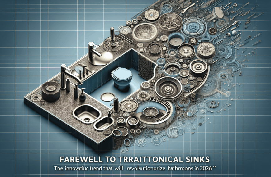 Revolución en los Baños: La Innovadora Tendencia que Despide a los Lavabos Tradicionales en 2026