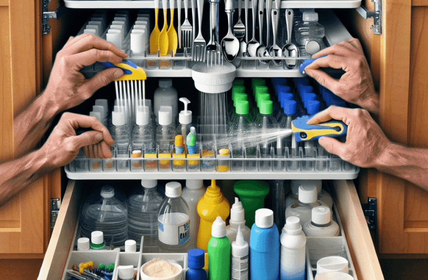 Transforma tu Espacio: Organiza el Armario Bajo el Fregadero con Este Ingenioso Accesorio de Dos Niveles de Leroy Merlin