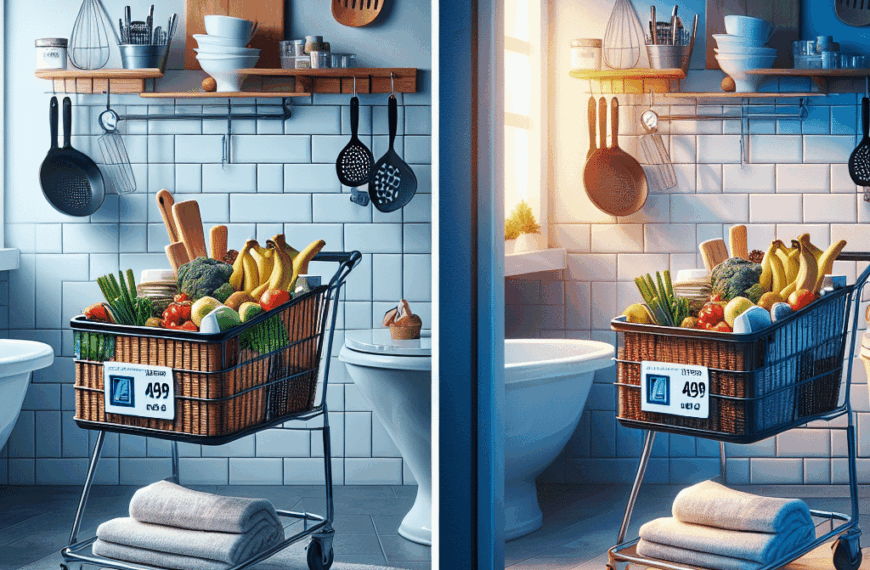 Aldi Lanza un Carrito Multifuncional Ideal para Cocina y Baño a un Precio Inigualable