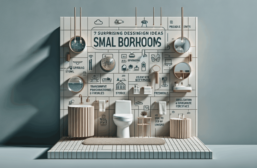 Ideas Innovadoras para Diseñar Baños Pequeños en 2025