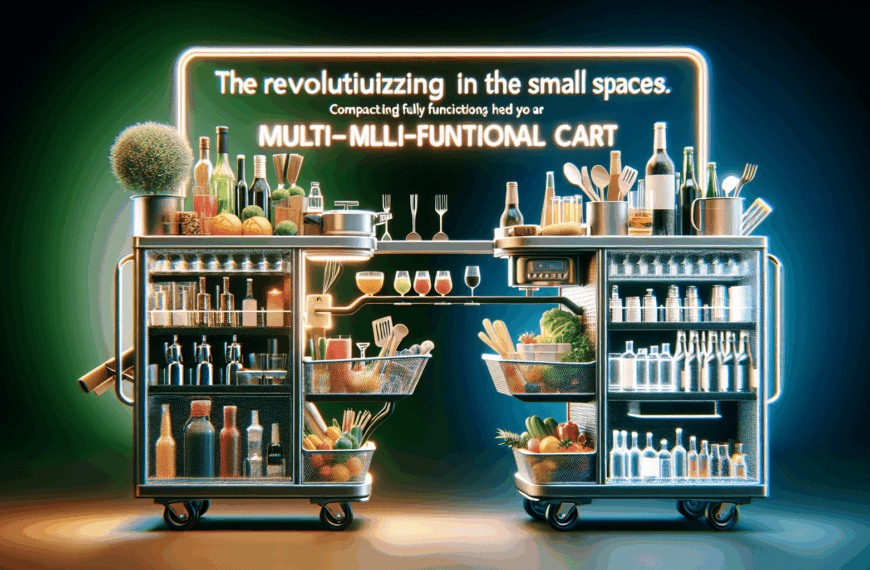 Carrefour Presenta un Carrito Multifuncional: Revolucionando la Cocina y la Barra en Espacios Reducidos