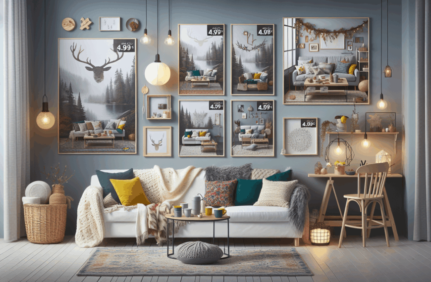 Cinco Joyas de Ikea Desde 4,99 Euros para Transformar Tu Salón en un Oasis Acogedor