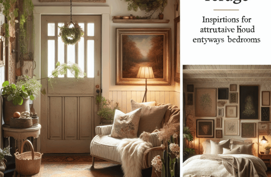 Crea Un Refugio Encantador: Inspiraciones Para Recibidores Y Dormitorios Atractivos