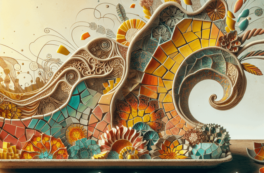 De Platos Rotos a Arte: Crea una Bandeja Modernista Inspirada en Gaudí