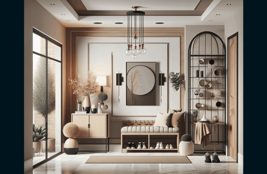 Entrada Perfecta: Donde la Estética se Encuentra con la Utilidad