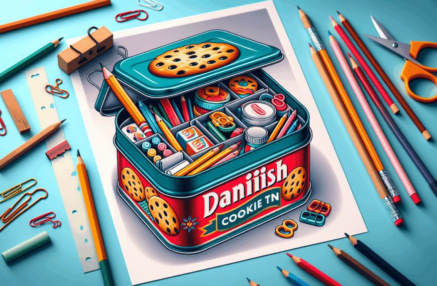 Transforma tu Espacio con una Lata de Galletas Danesas: El Organizador Inesperado